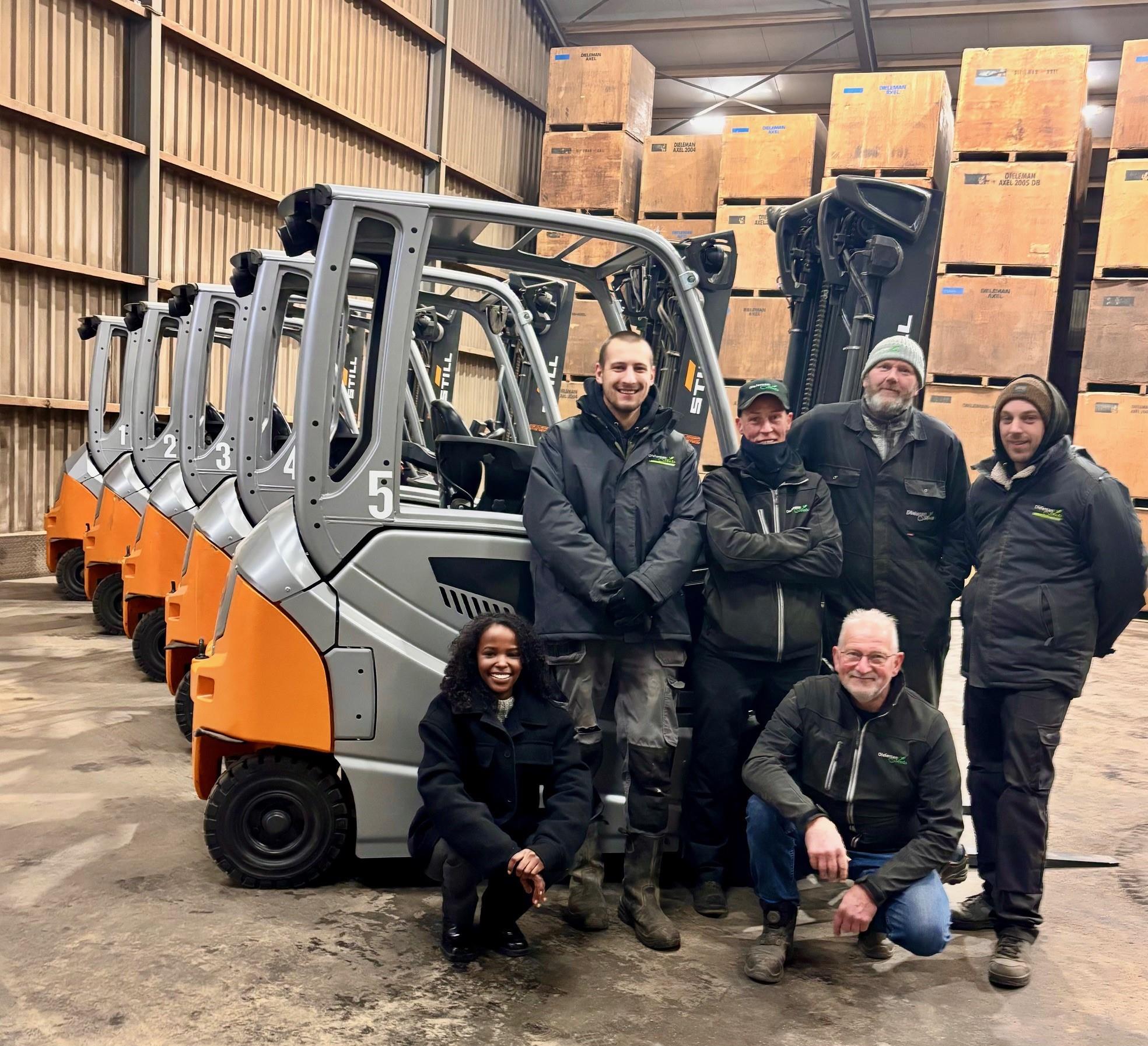 Vijfde STILL elektrische vorkheftruck voor familiebedrijf Dieleman Seeds uit Axel